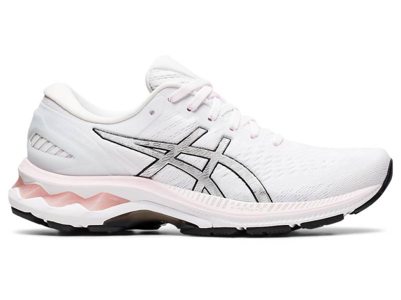 Dámské Běžecké Boty Asics GEL-KAYANO 27 Bílé 87601QEBK